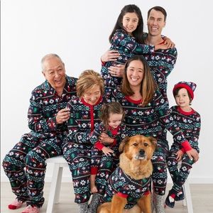 Hanna Andersson Adult Flannel Men’s Pajamas, matching Christmas pajamas, gnome